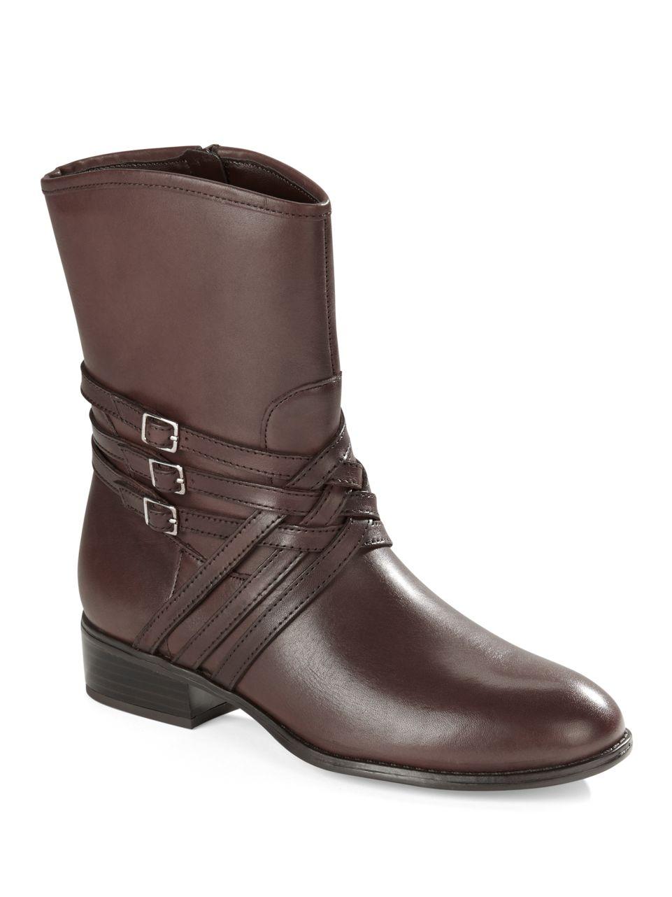 ralph lauren womens leather boots